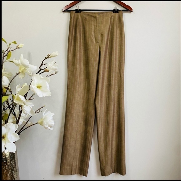 Piazza Sempione NWT Highrise straight legs trousers,Brown ,Size 40 - Picture 3 of 10
